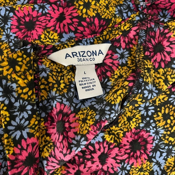 Arizona Jean Co. Floral Romper with Pockets - Picture 3 of 5